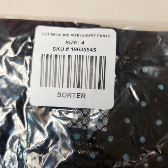 ♥️NWT VINTAGE TORRID PANTY - MESH POLKA DOT - MID-RISE - CHEEKY - PLUS SIZE - Picture 6 of 9